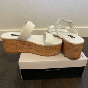 Brand new. Never worn. Nine West Chunky Sandals.